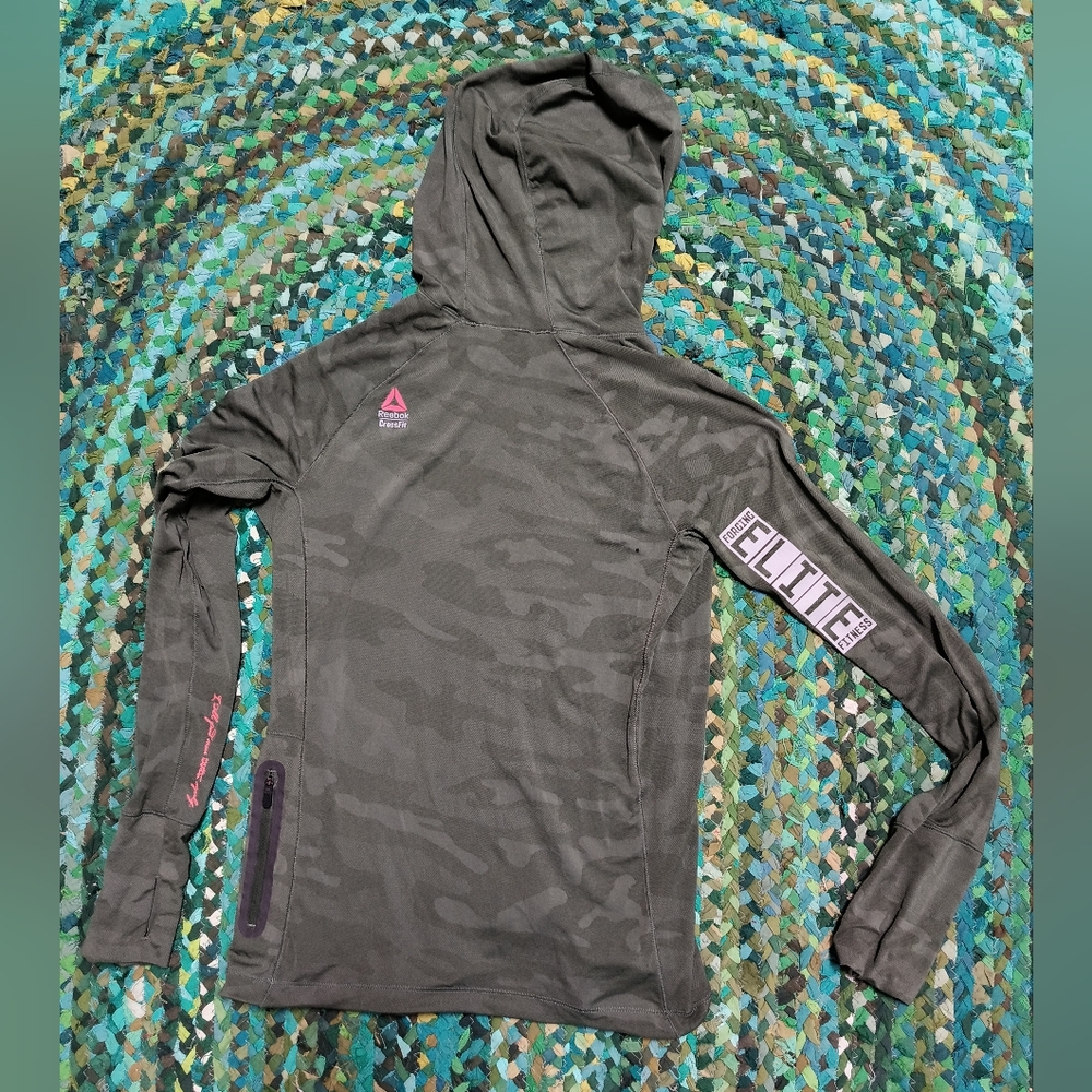Reebok Women's Elite Crossfit Training Camouflage Hoodie